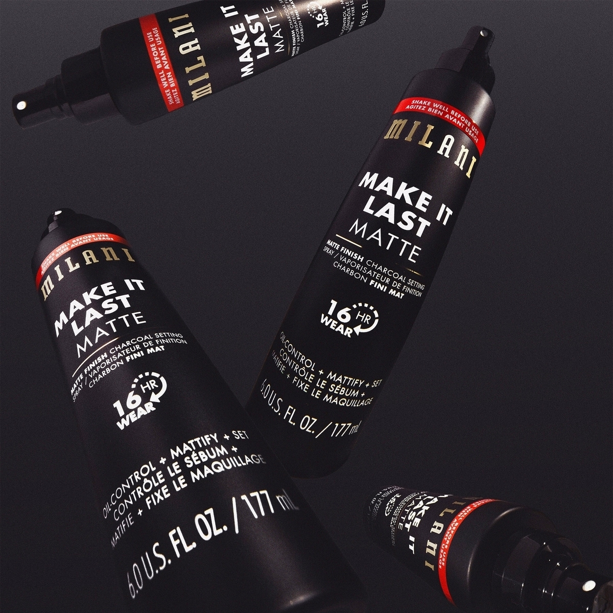 Make It Last Matte - Matte Finish Charcoal Setting Spray  Jumbo