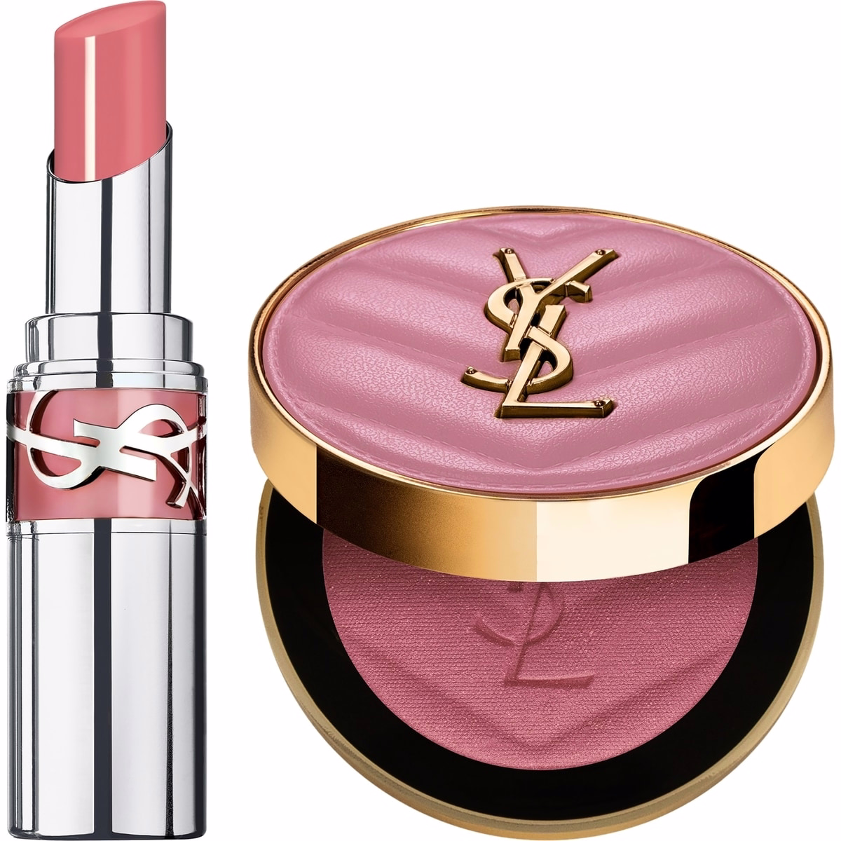 Make Me Blush Bold Blurring Blush & YSL LOVESHINE Gift Set