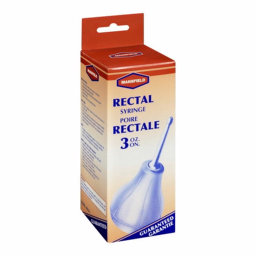 Mansfield Rectal Syringe 3oz 1 EA Mansfield Rectal Syringe 3oz 1 EA