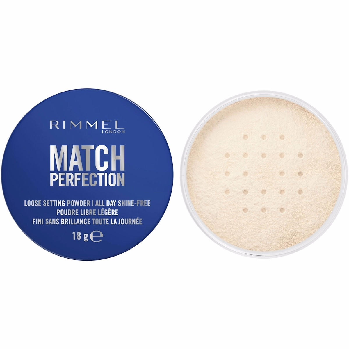 Poudre libre fixante Match Perfection, légère et respirante, finition matte, maquillage végane