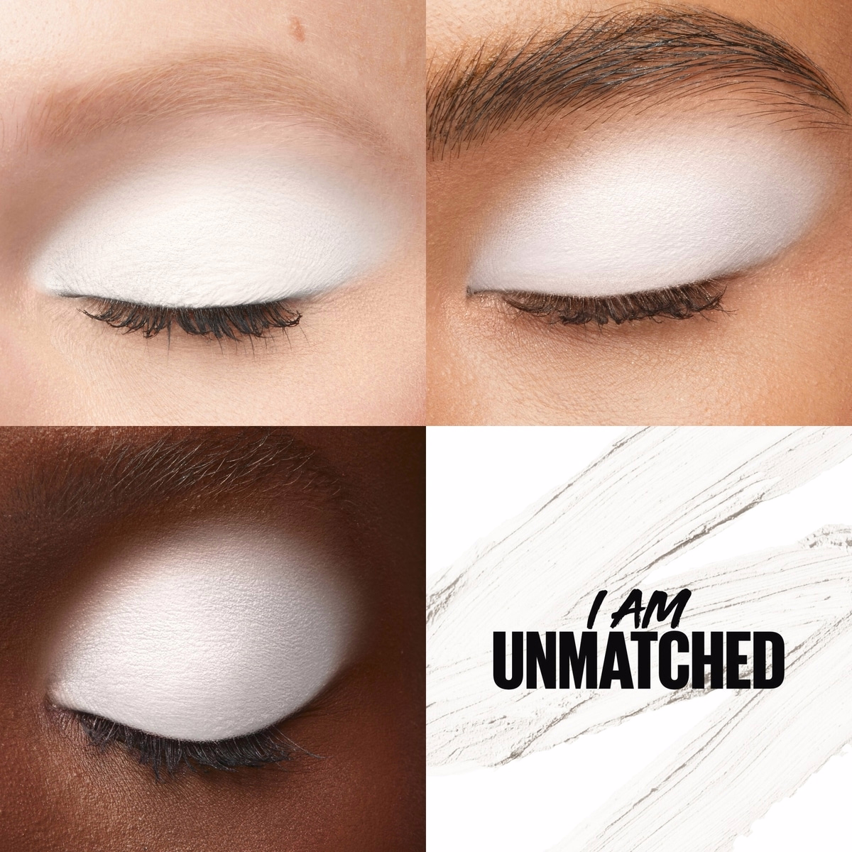 Maybelline Color Tattoo 持久多用途眼影棒，眼妝，無與倫比，白色，1.4 g