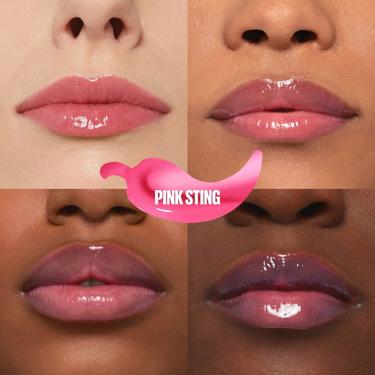 Maybelline New York Lifter 豐盈唇彩，豐盈效果、透亮妝感、強烈發熱感、粉紅刺痛、003、泡泡糖粉紅、5.4 ml