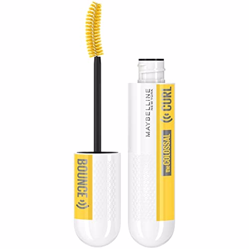 Maybelline New York Volum' Express Colossal Curl Bounce Washable Mascara Makeup, Blackest Black - 0.33 Oz