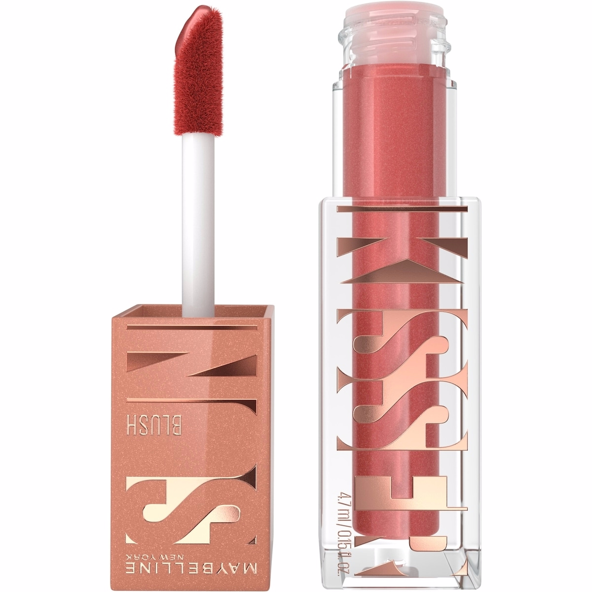 Maybelline Sunkisser Blush, Blendable Formula, Natural Glow, Vitamin E Infused, City Sizzle, 4.7 ml