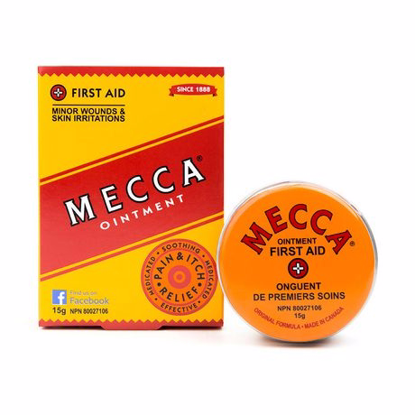 Pommade Mecca pour plaies mineures et irritations cutanées 15g