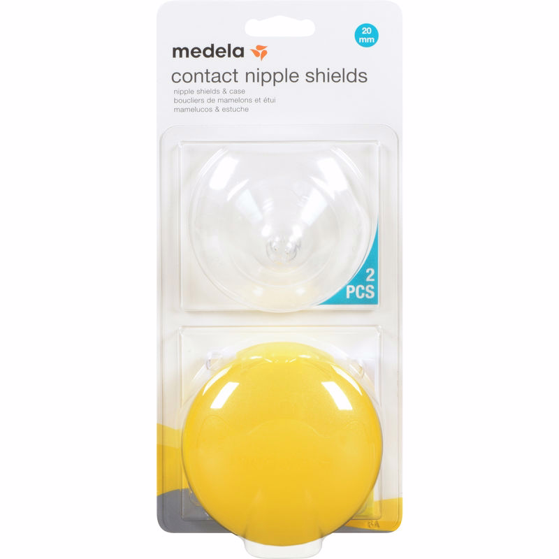 MEDELA 2 x 20mm Contact Nipple Shields with Case