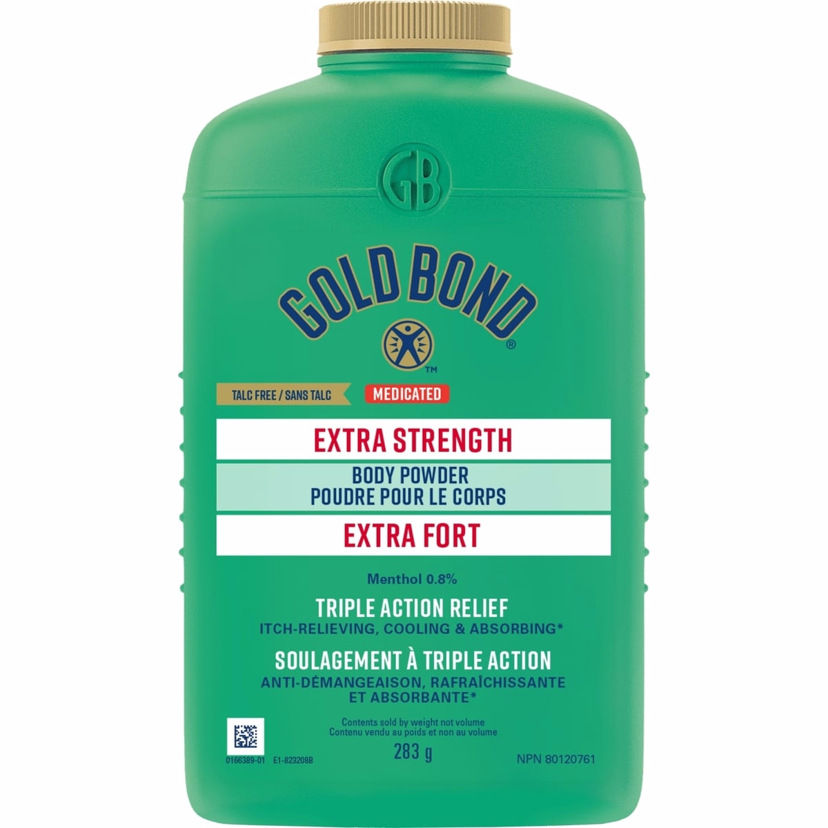 Medicated Extra Strength Body Powder, Temporary Relief From Pain & Itching of Minor Skin Irritations, Absorbs Moisture, For Home, Gym, Before/After Wo