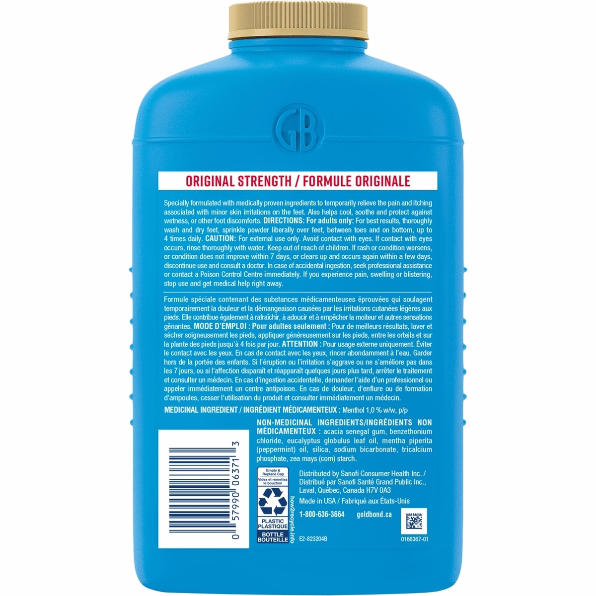Medicated Foot Powder - Itch Relief - Absorbs Moisture - Relieves Discomfort Caused by Minor Skin Irritation on Feet - Controls Foot Odour - For Adult