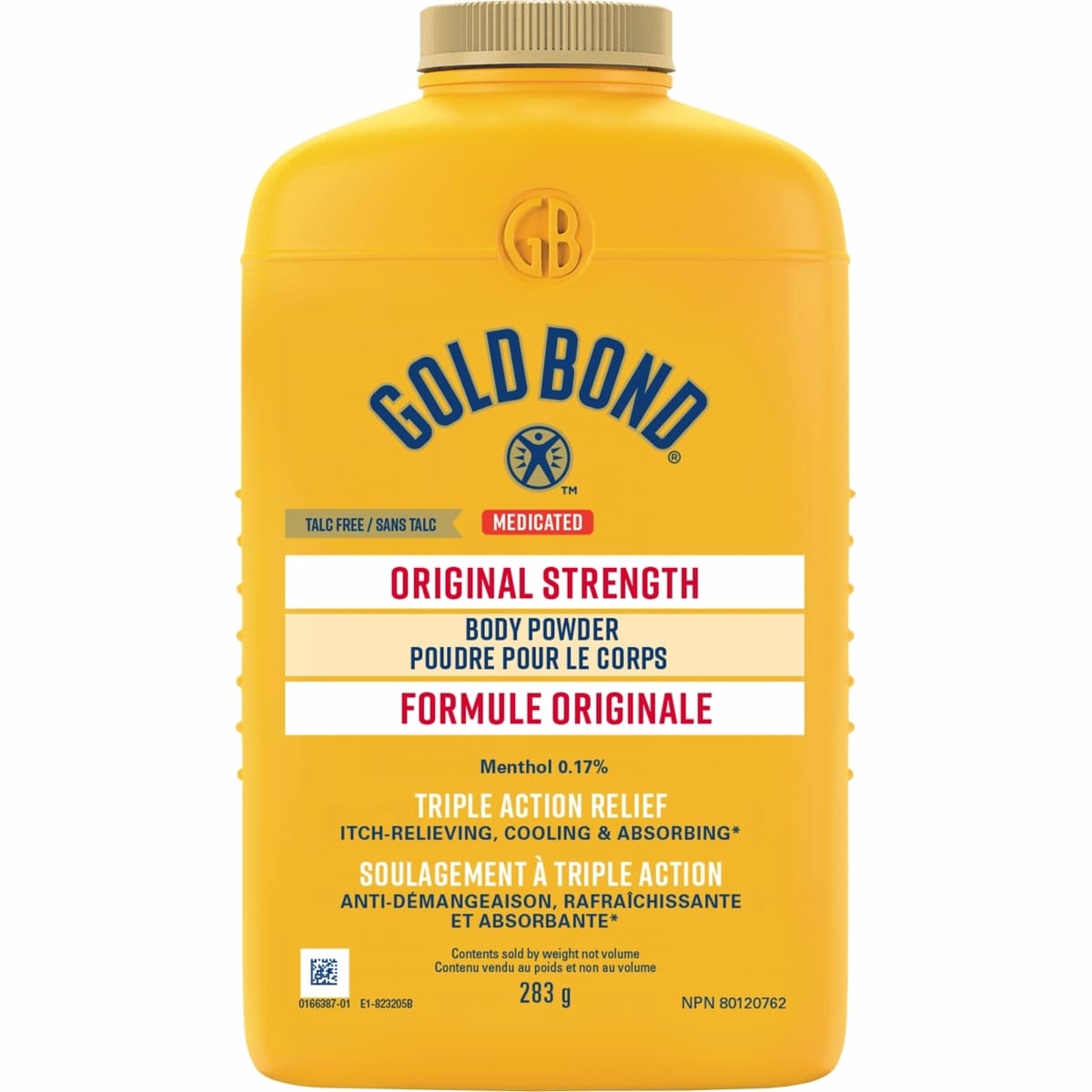 Medicated Original Strength Body Powder - Temporary Relief from Pain & Itching & Minor Burns, Sunburns, and Insects Bites - Absorbs Moisture - For Hom
