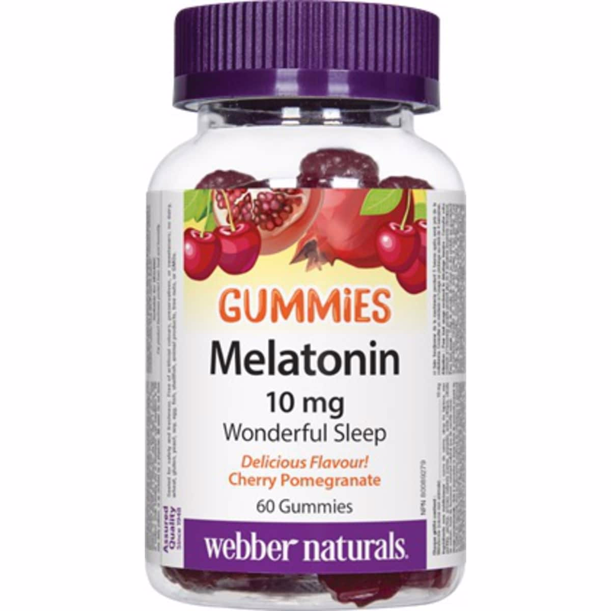 Melatonin 10 mg Cherry Pomegranate