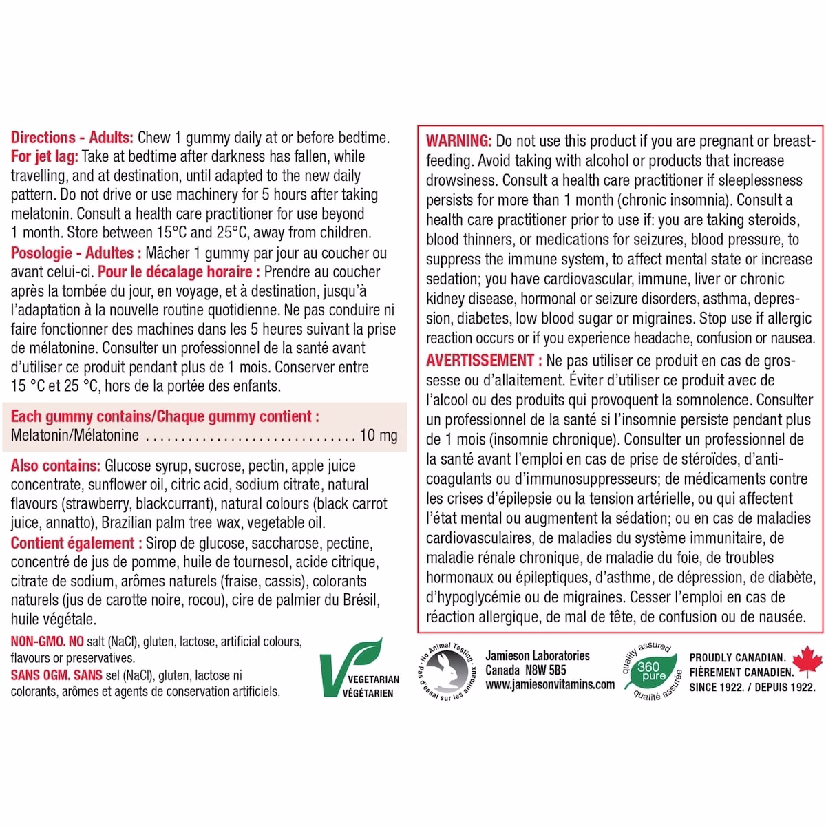 Melatonin 10 mg Gummies