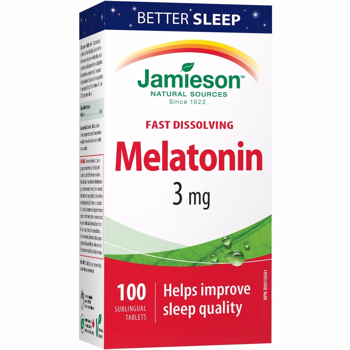 Melatonin Fast Dissolving Tablets, 3 mg