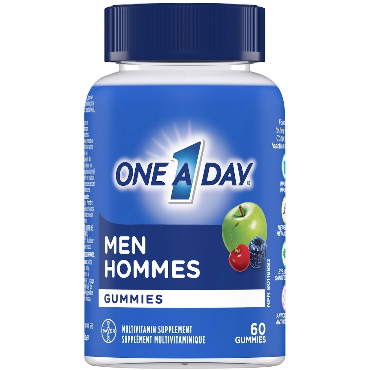 Men's Multivitamin Gummies - Daily Gummy Vitamins For Men With Vitamin A, C, D, Zinc For Immune And Bone Health, Biotin For Energy Metabolism, Vitamin