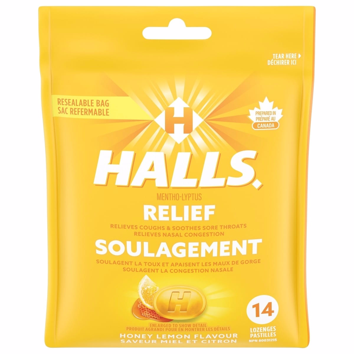 Mentho-Lyptus Honey Lemon 14 Count Bag Mentho-Lyptus Honey Lemon 14 Count Bag