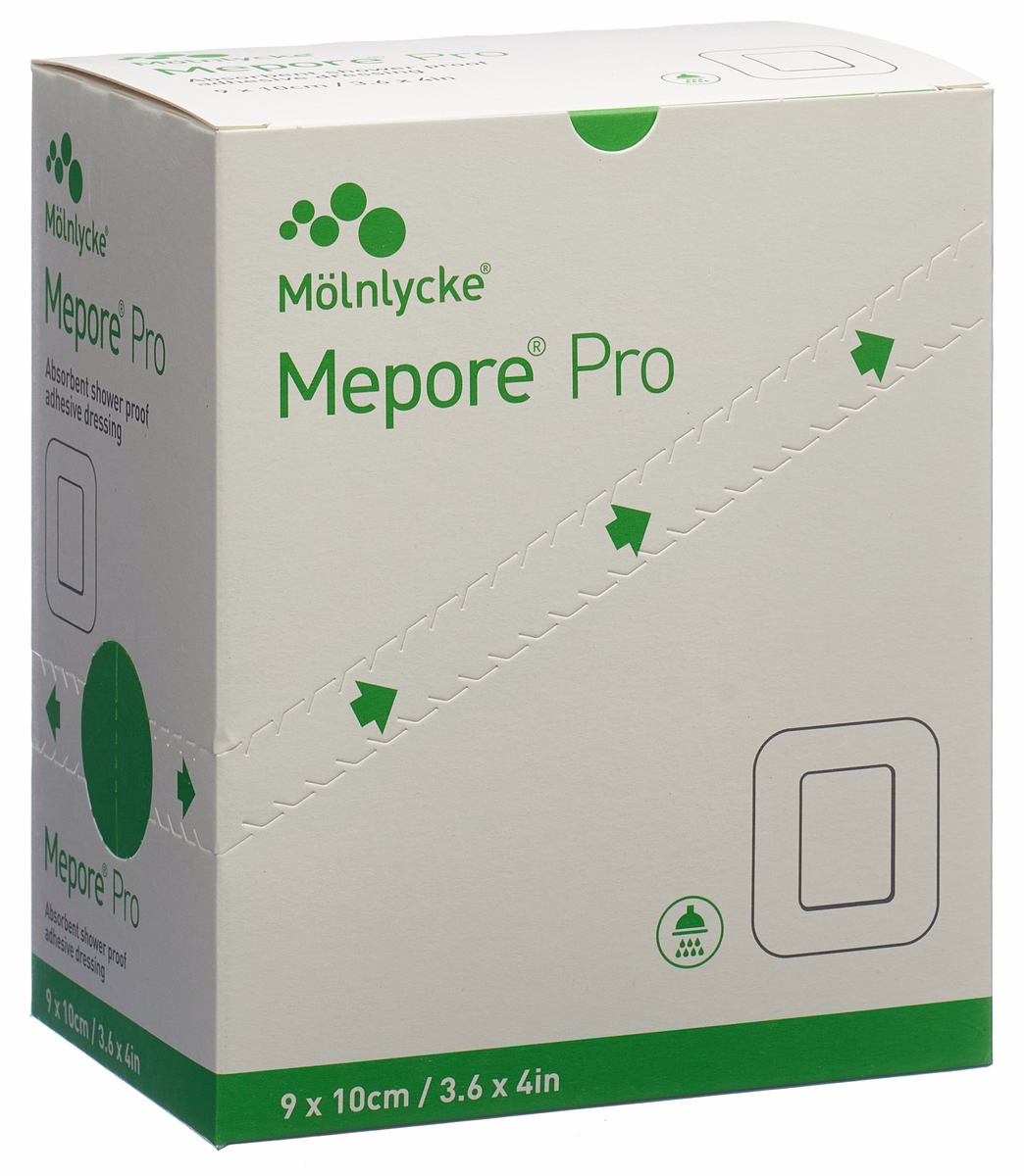 Mepore Wundverband 10x9cm Wundkissen 6x5cm Steril (40 Stuck)