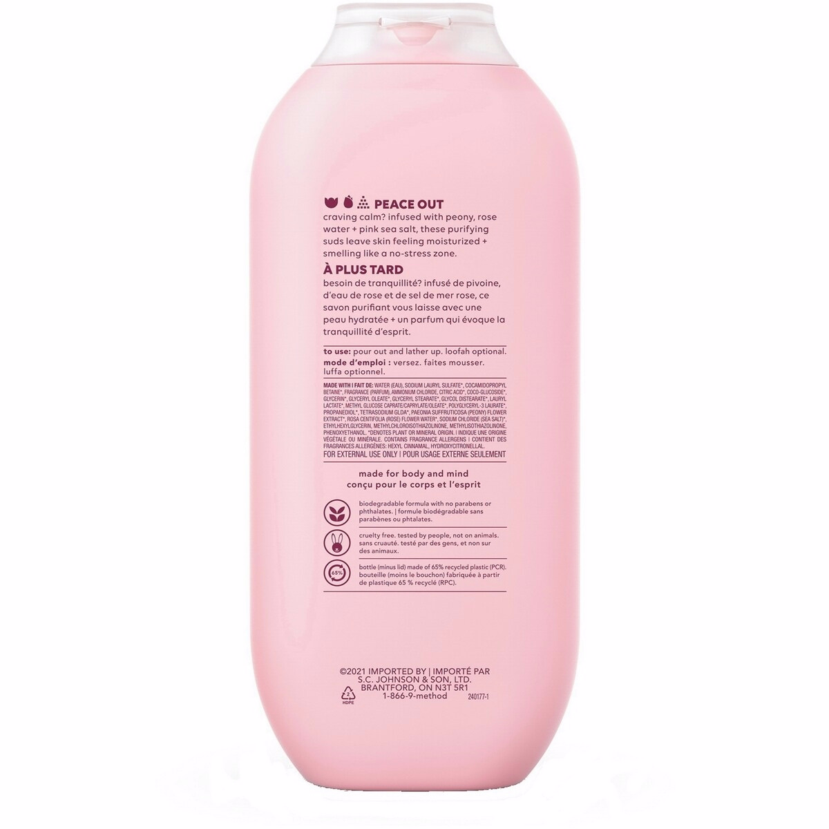 Method Body Wash, Pure Peace