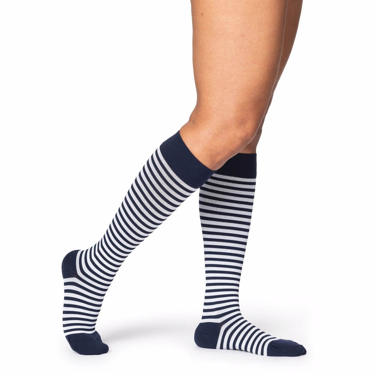 Microfiber Shades Compression Socks, Men, Onyx Stripe - Size C Microfiber Shades Compression Socks, Men, Onyx Stripe - Size C