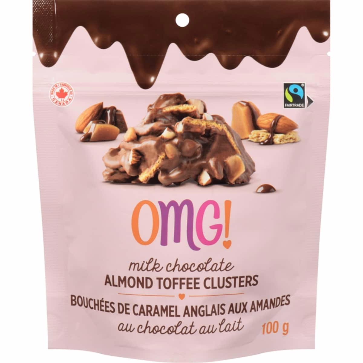 Milk Chocolate Almond Toffee Clusters