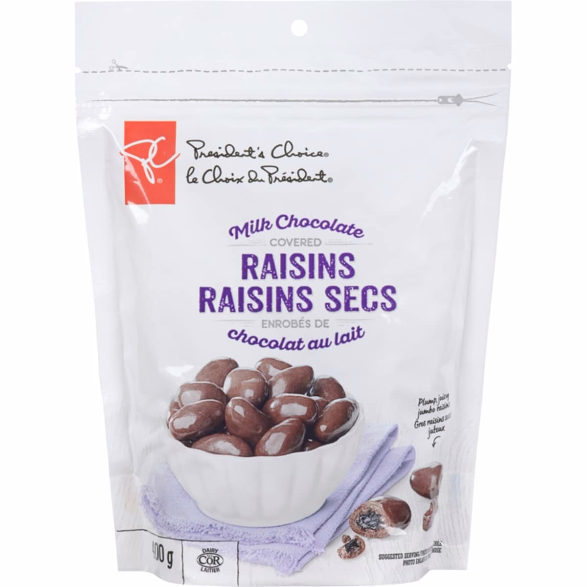 Milk Chocolate Covered Raisins