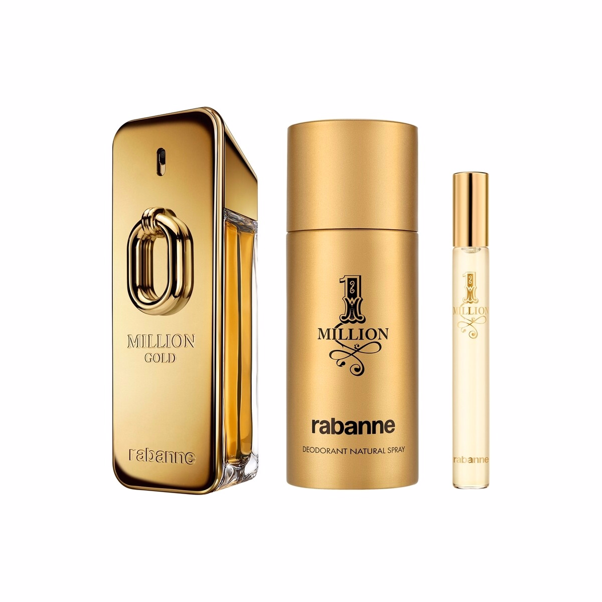 Million Gold Eau de Parfum Intense 3-Piece Gift Set
