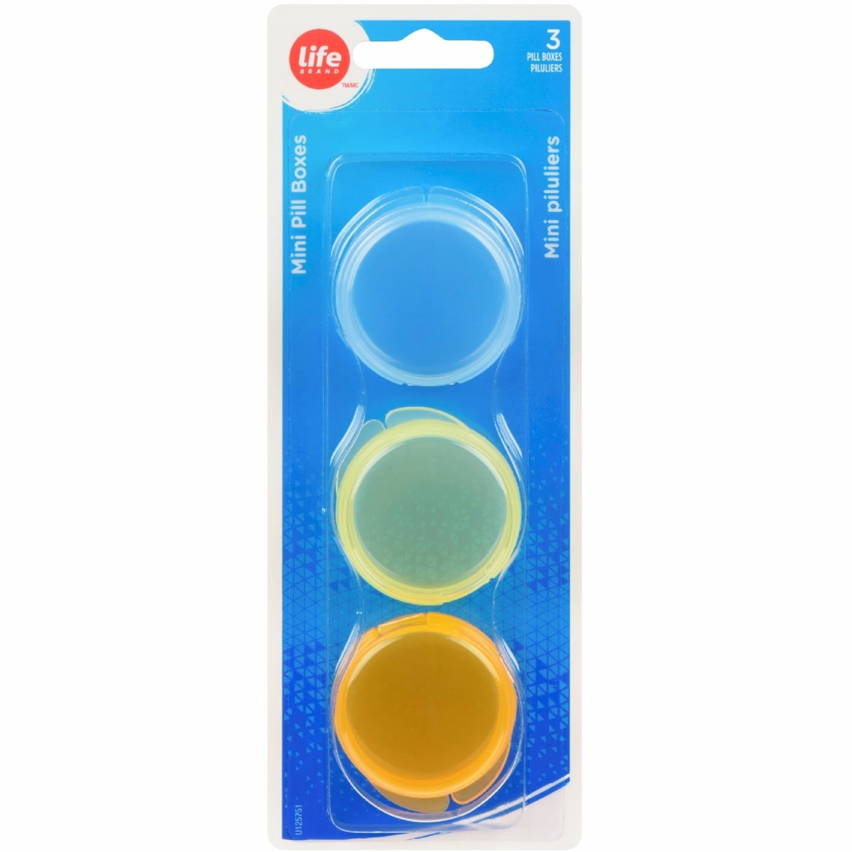 Mini pill boxes 3 boxes