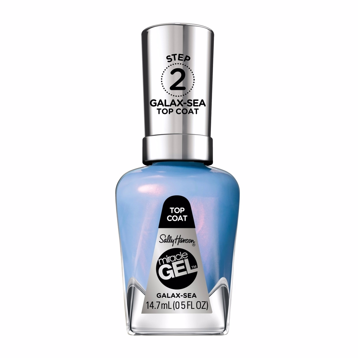 Miracle Gel, Galax-sea IV, Nail Polish Top Coat, Color-Shifting Effects, No UV Lamp Needed