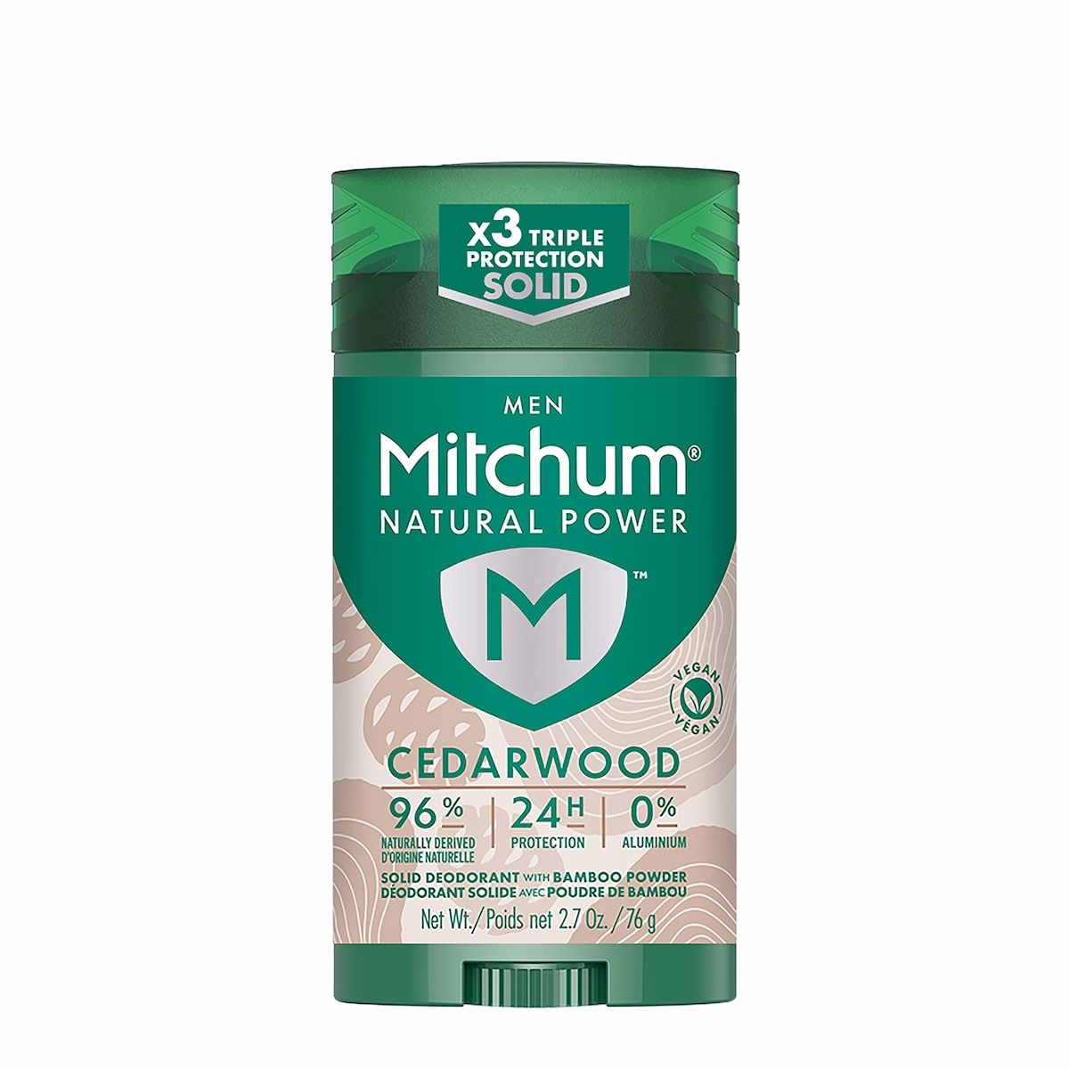 Mitchum Men Natural Power Deodorant Stick, Cedarwood Mitchum Men Natural Power Deodorant Stick, Cedarwood