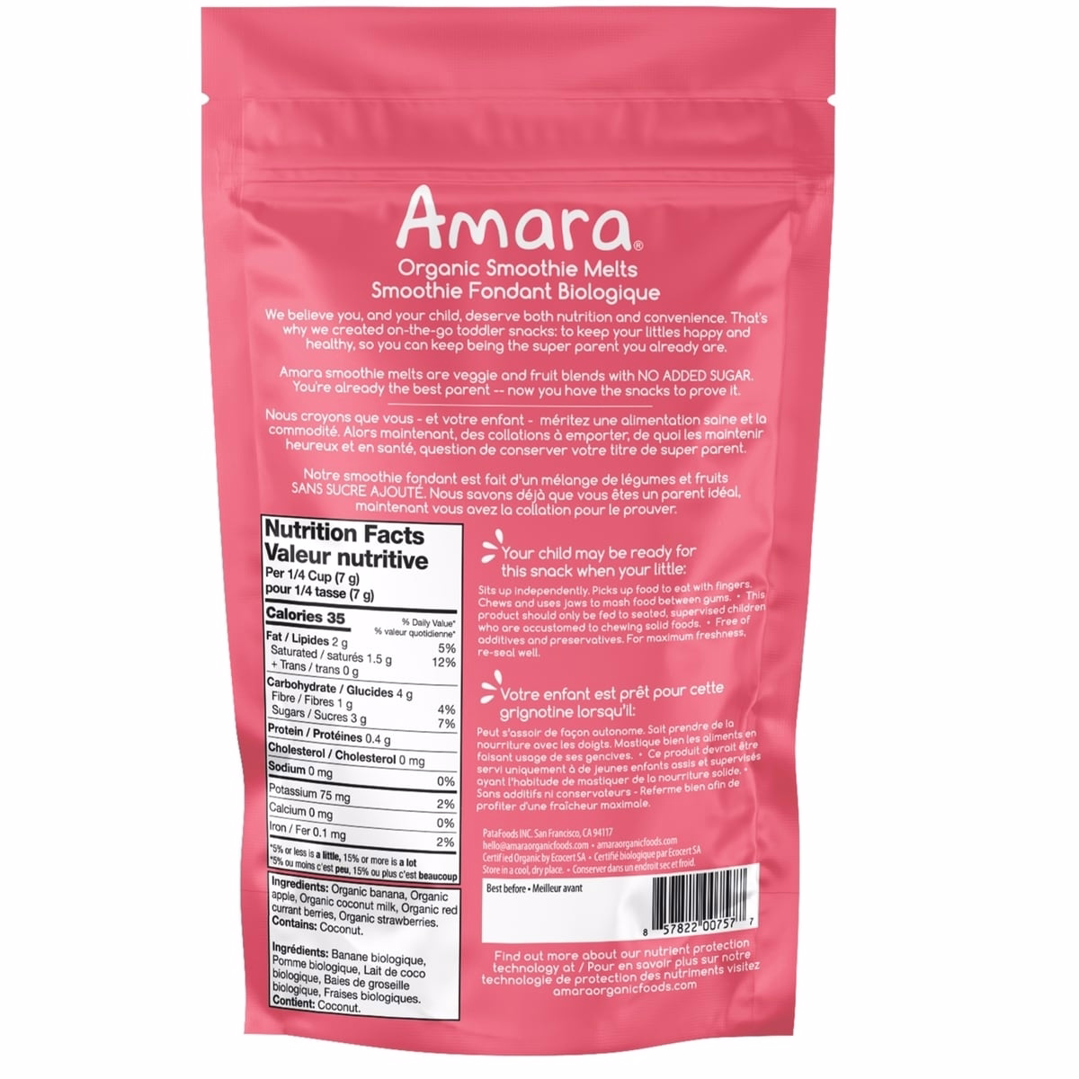 Mixed Red Berries Smoothie Melts