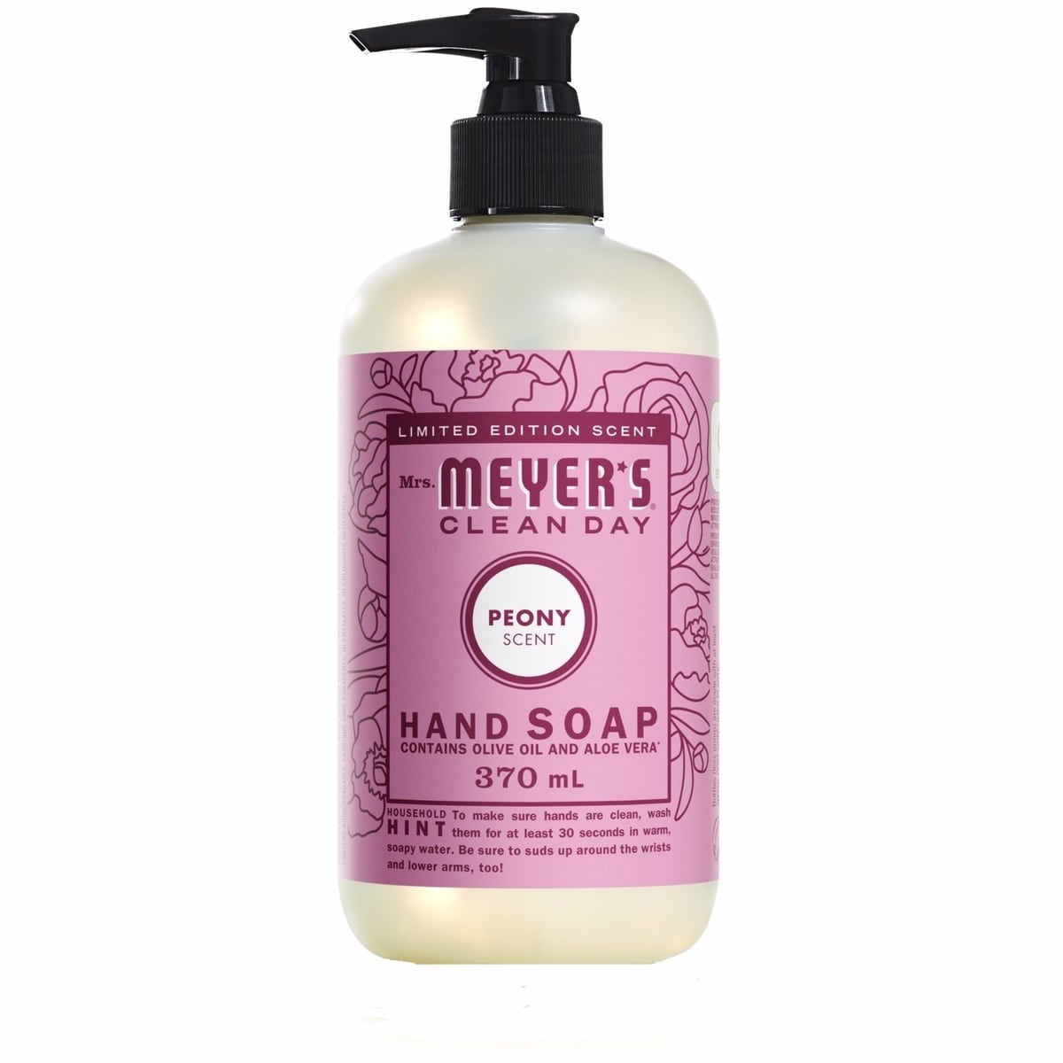 Mrs. Meyer's Clean Day Liquid Hand Soap, Peony Scent
