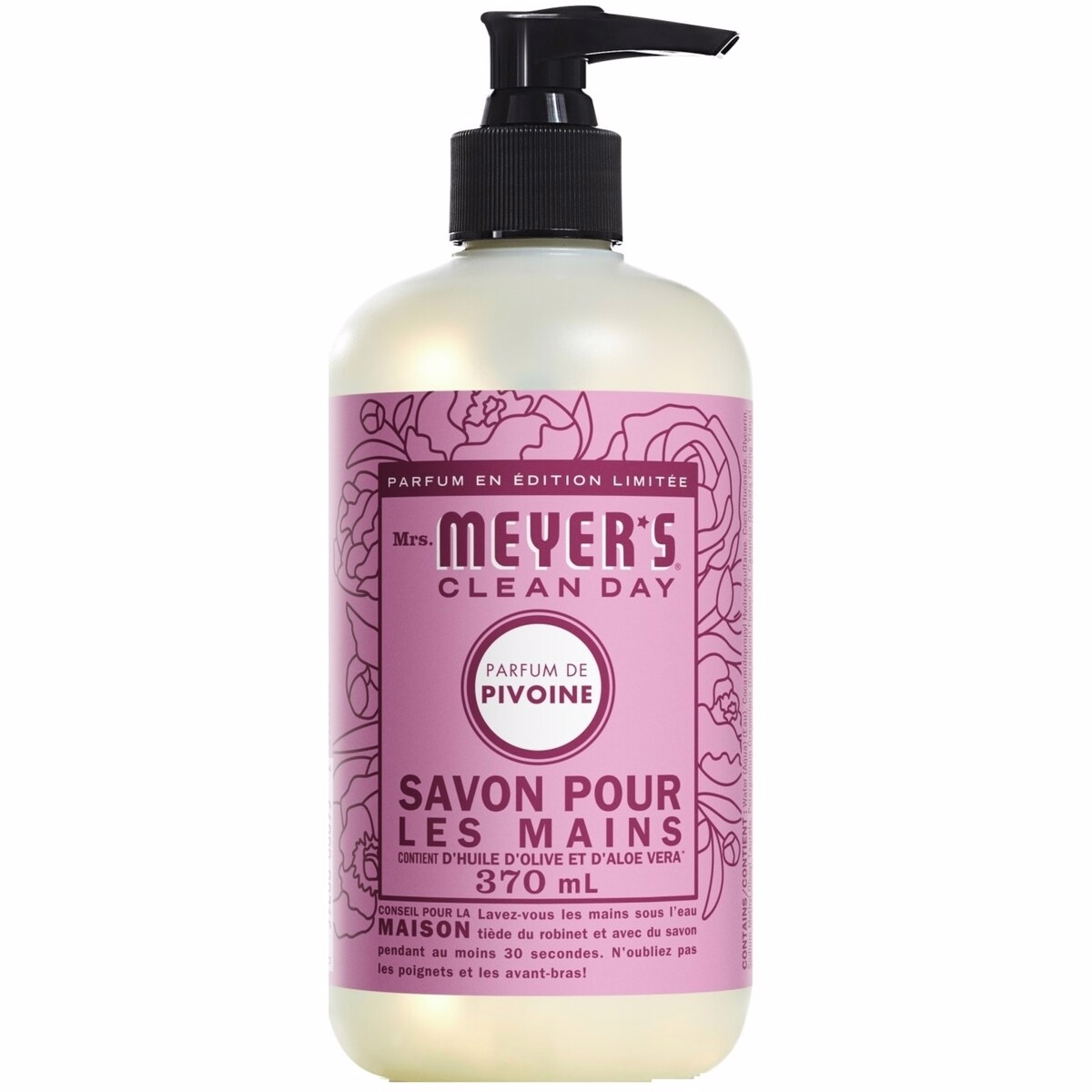 Mrs. Meyer's Clean Day Liquid Hand Soap, Peony Scent