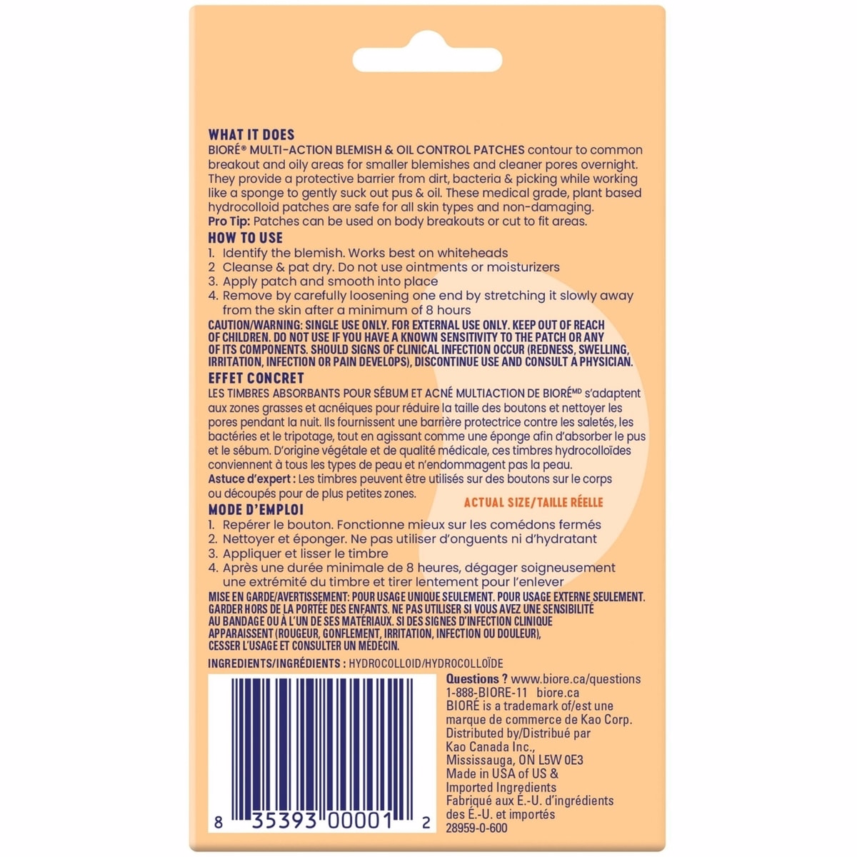 Hydrocolloid Patch for Oily Skin, Large Patches