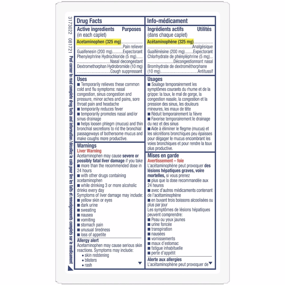 Multi-Action® Congestion, Cold & Cough Caplets