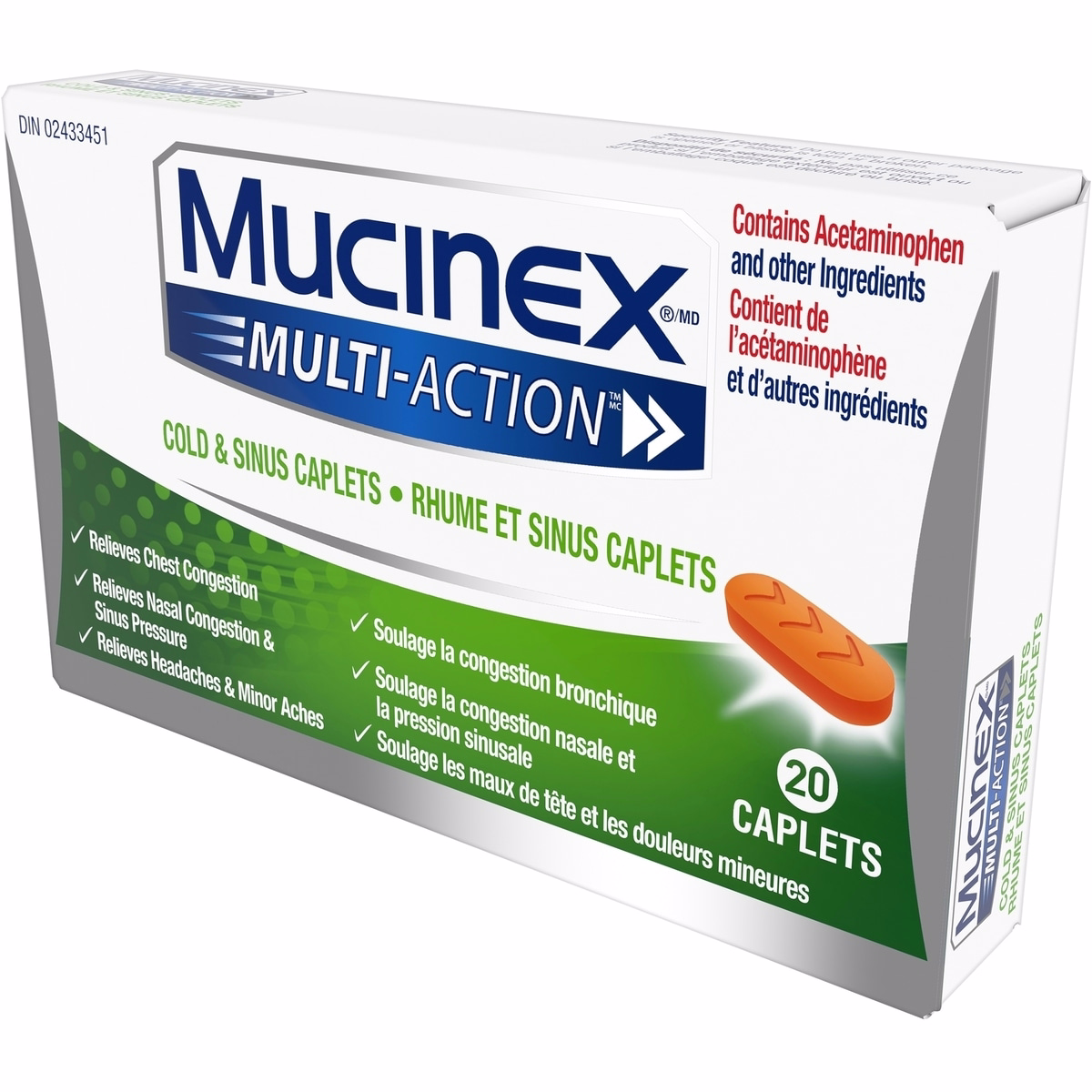 Multi-Action® Congestion, Cold & Flu Caplets