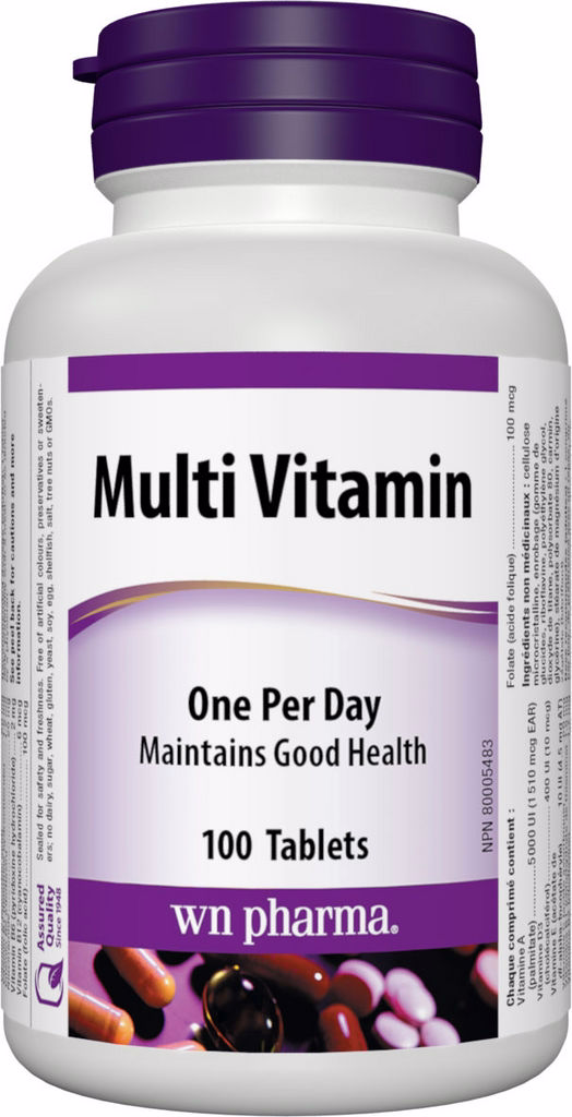 Multi-vitamin With Vitamin E (dl-alpha Tocopheryl Acetate) - 100 Ta...