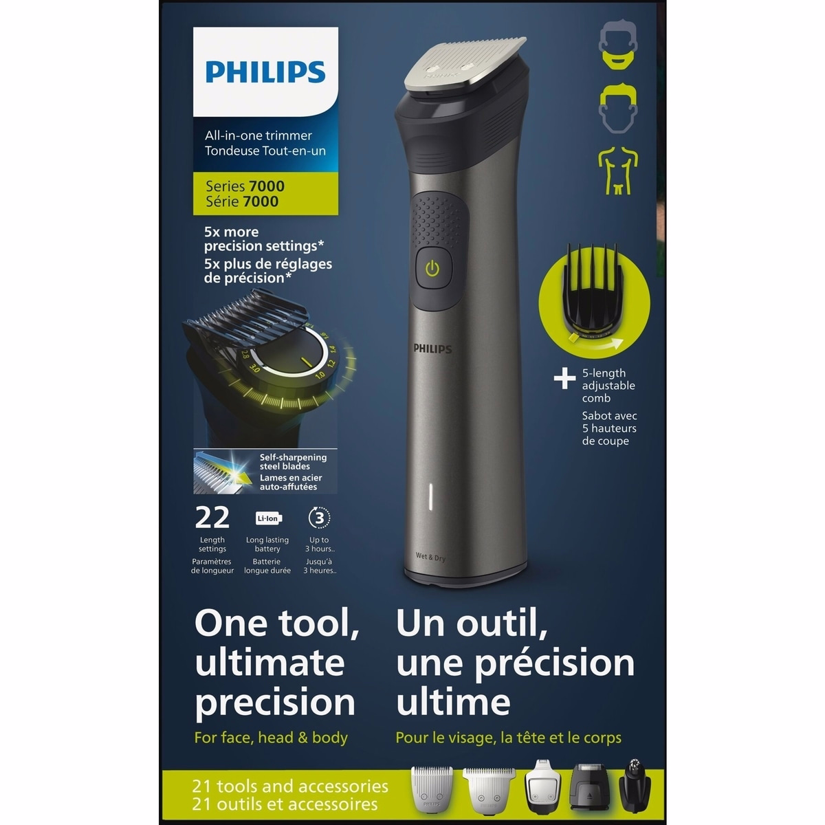 Multigroom Series 7000, 23 attachments, MG7960/28