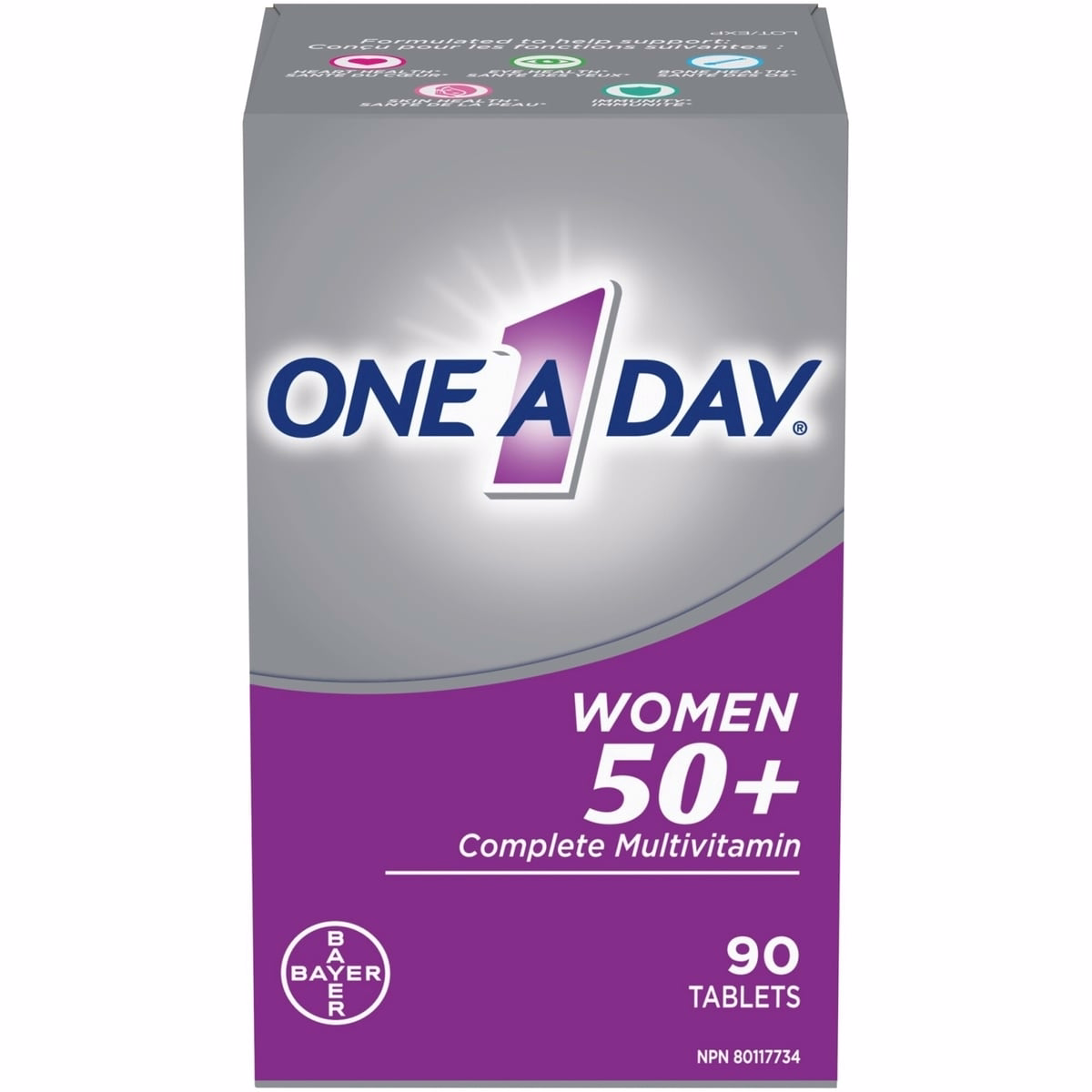 Multivitamins For Women 50 Plus - Daily Vitamins For Women With Vitamin A, B6, B12, C, D, E, Biotin, Calcium, Magnesium & Zinc, Helps Support Immune F