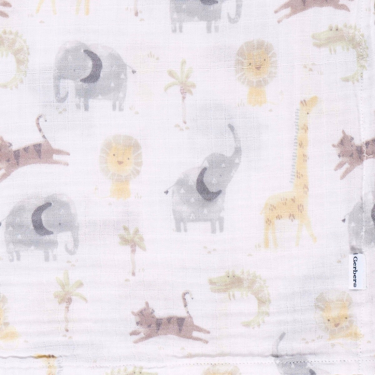 Muslin Baby Blanket Animals + Geo 2pk Muslin Baby Blanket Animals + Geo 2pk