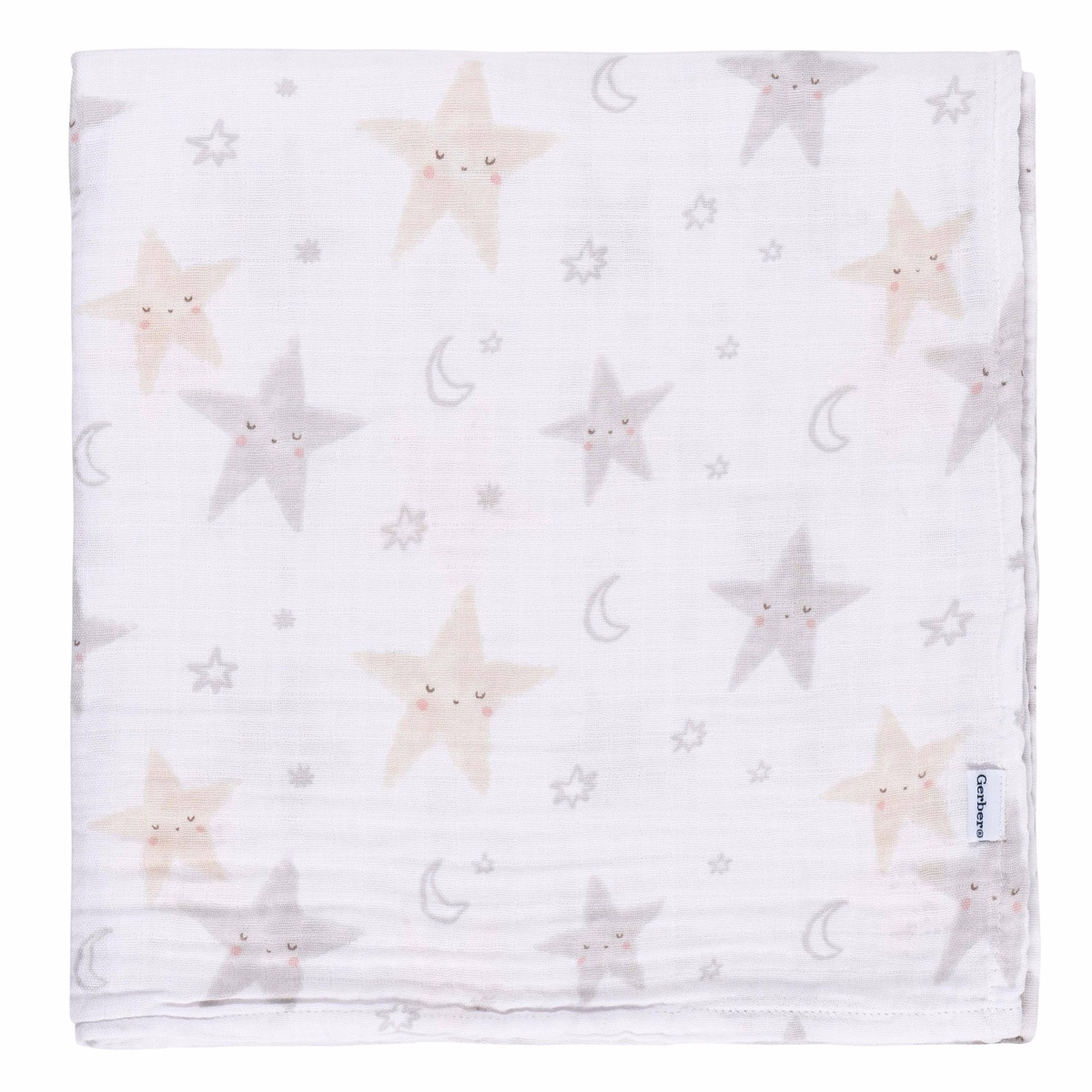Muslin Baby Blanket Celestial 2pk