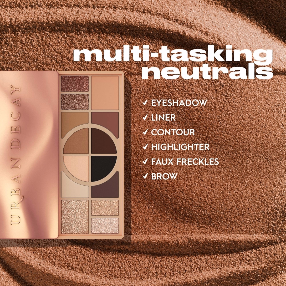 Naked Shaped Multi-Tasking Eyeshadow Palette - Warm