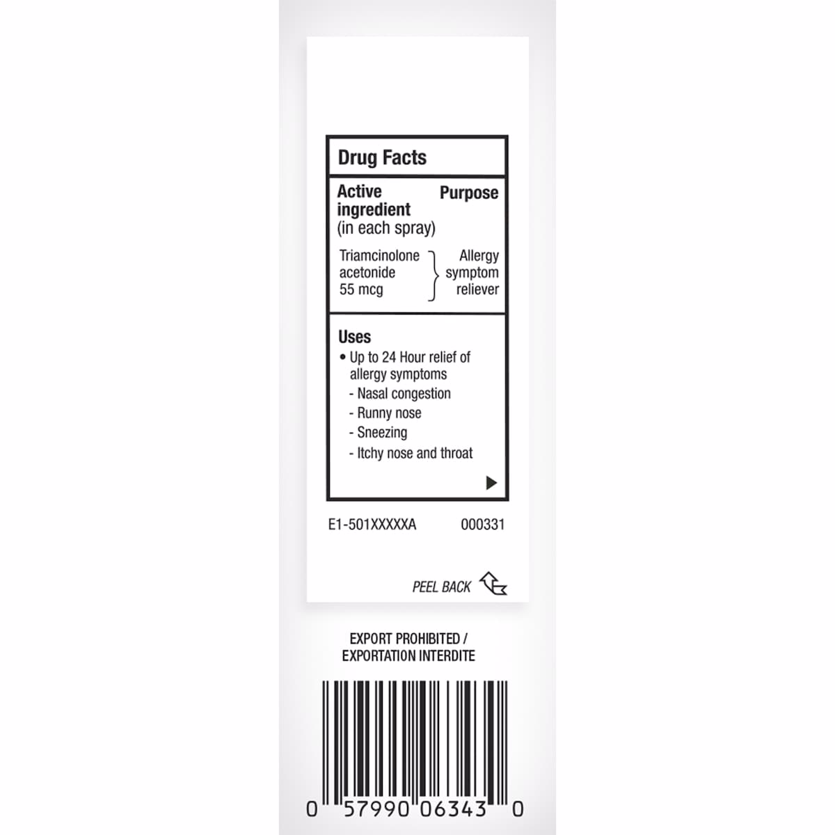 Nasacort Allergy 24hr 120 sprays