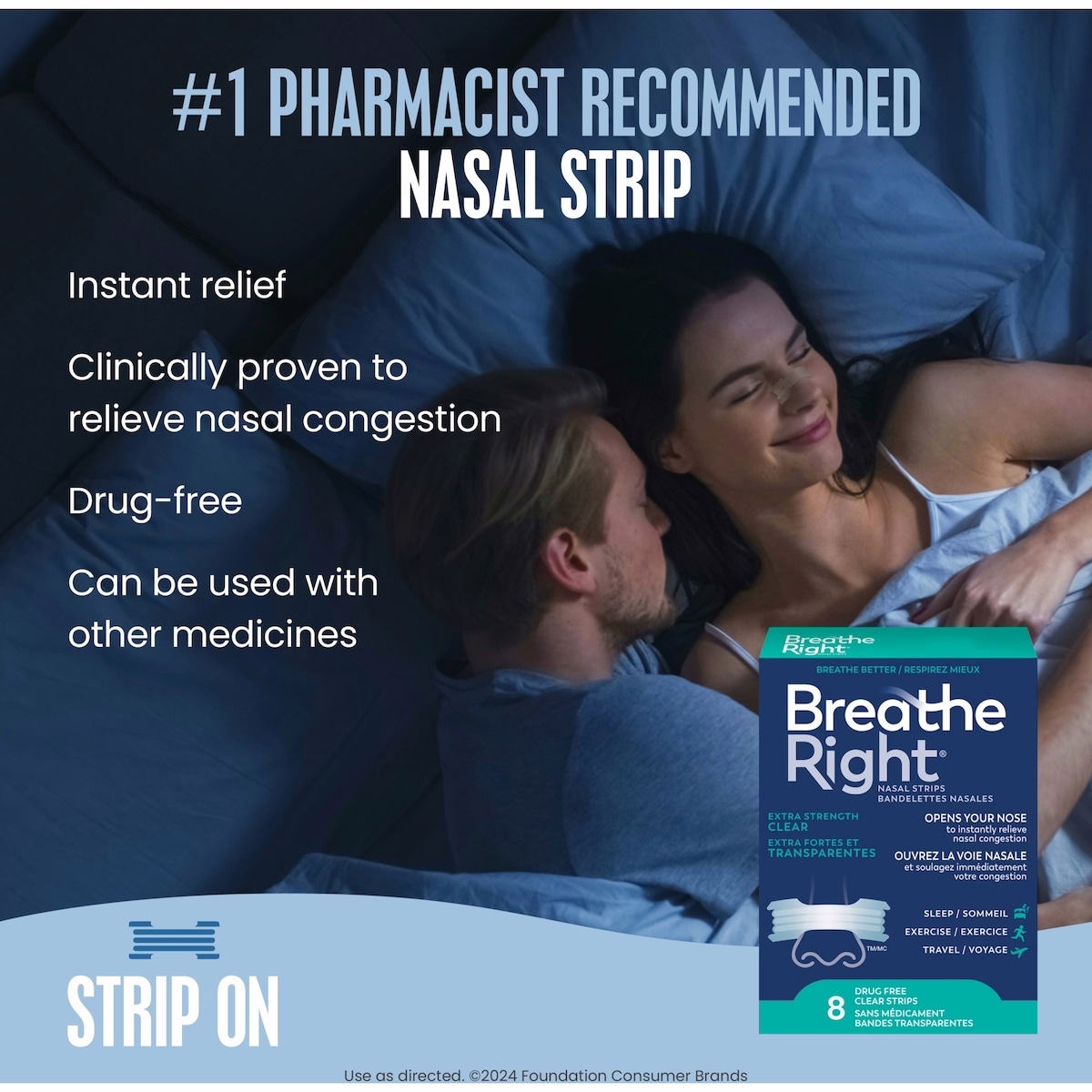 Nasal Strips Extra Stength Clear 8ct Nasal Strips Extra Stength Clear 8ct