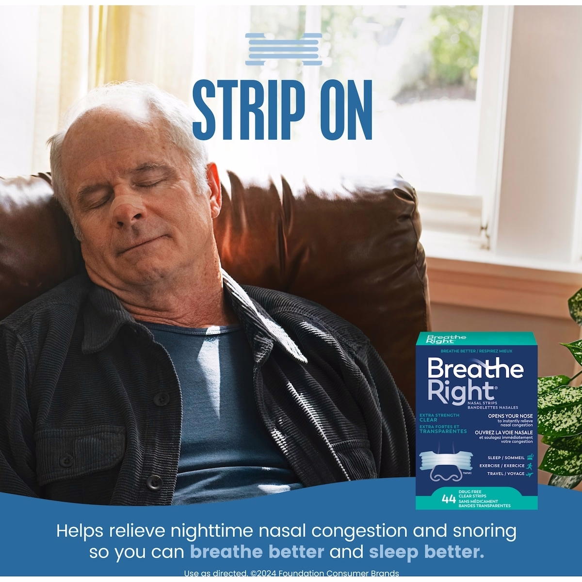 Nasal Strips Extra Strength Clear
