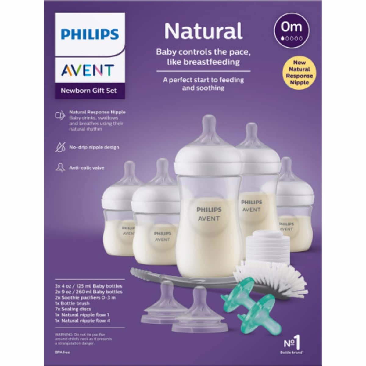 Natural Baby Bottle Newborn Baby Gift Set, SCD838/02