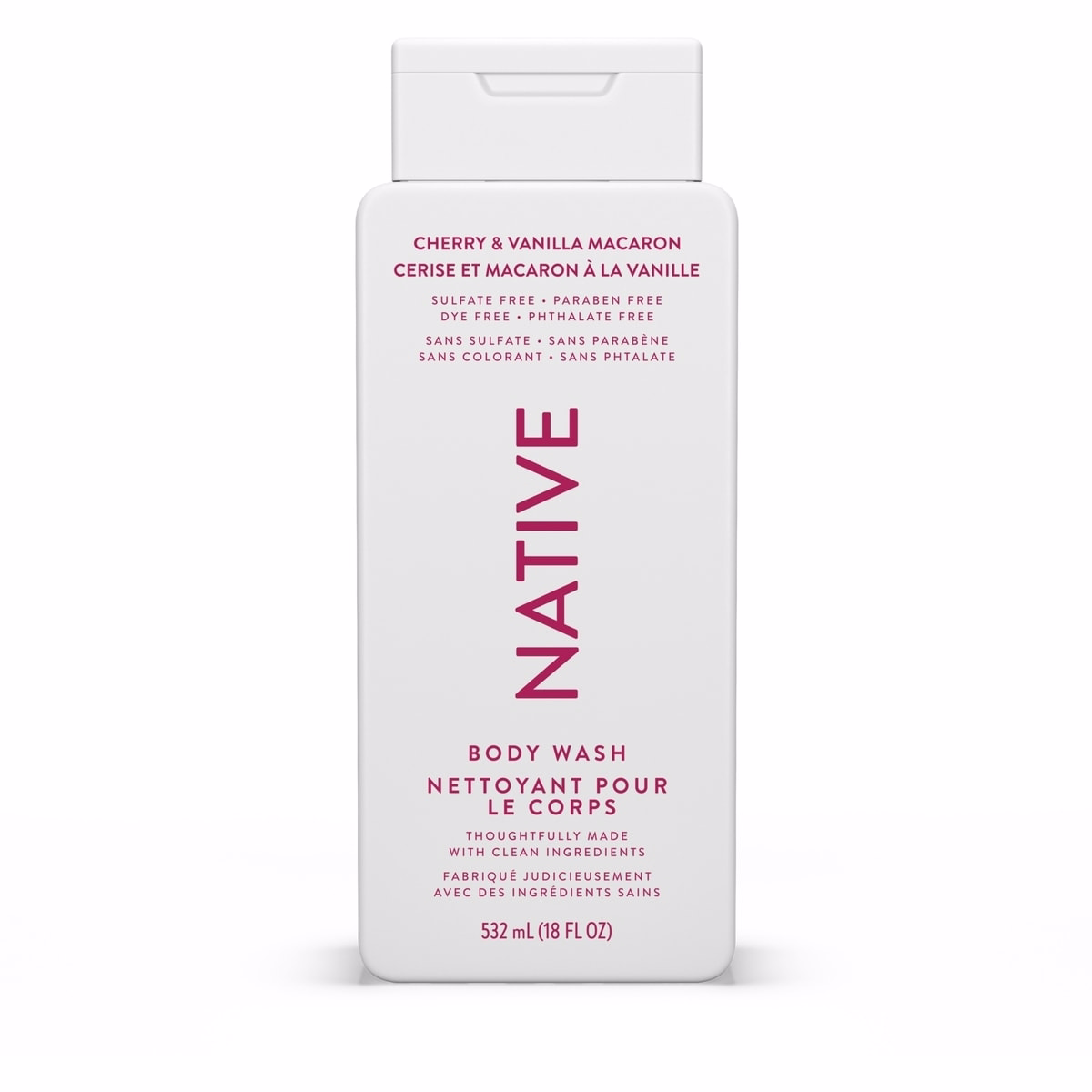 Natural Body Wash, Cherry Vanilla & Macaron, Sulfate Free, Paraben Free Natural Body Wash, Cherry Vanilla & Macaron, Sulfate Free, Paraben Free