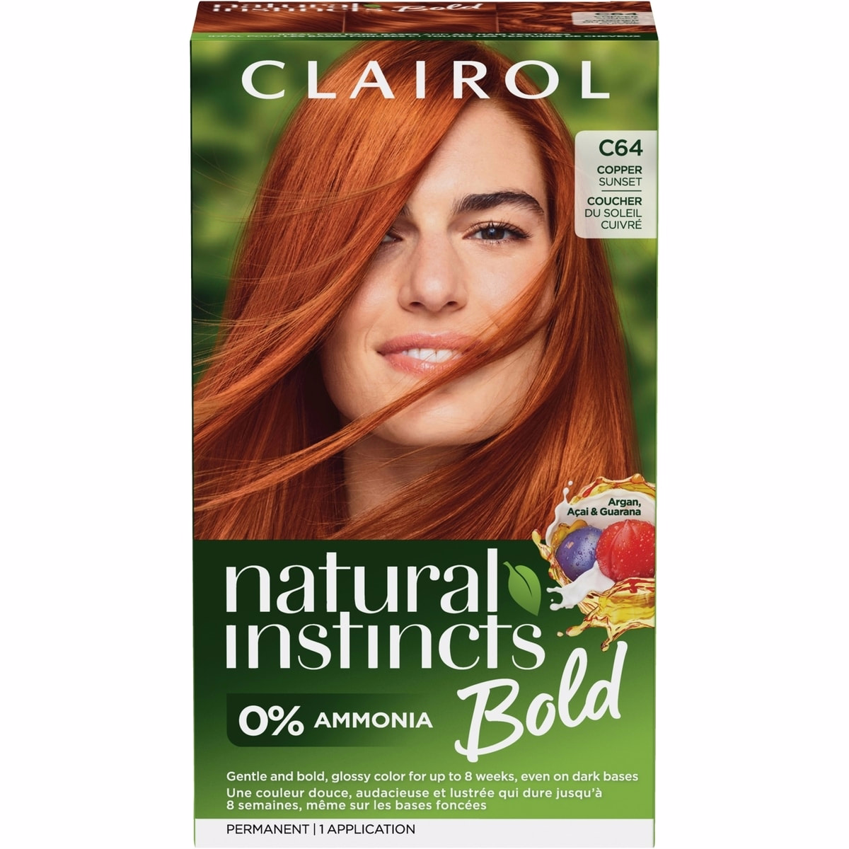 Natural Instincts Bold Permanent Hair Dye with 0% ammonia