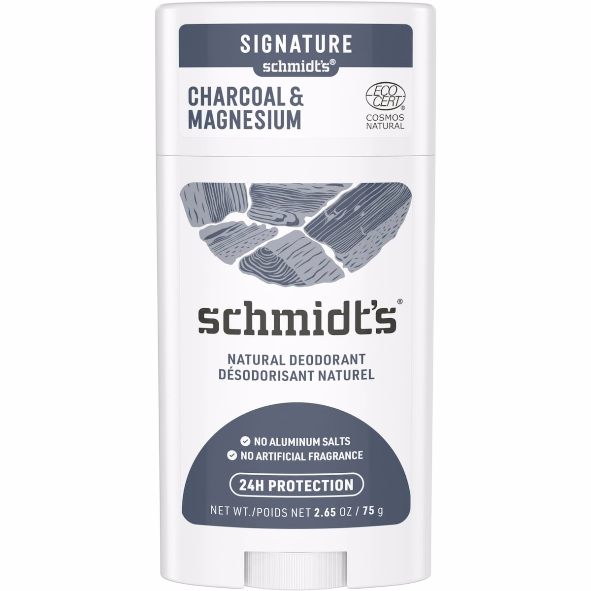 Natural Origin Deodorant 48 Hour Odour Protection Charcoal & Magnesium Deodorant for Men and Women