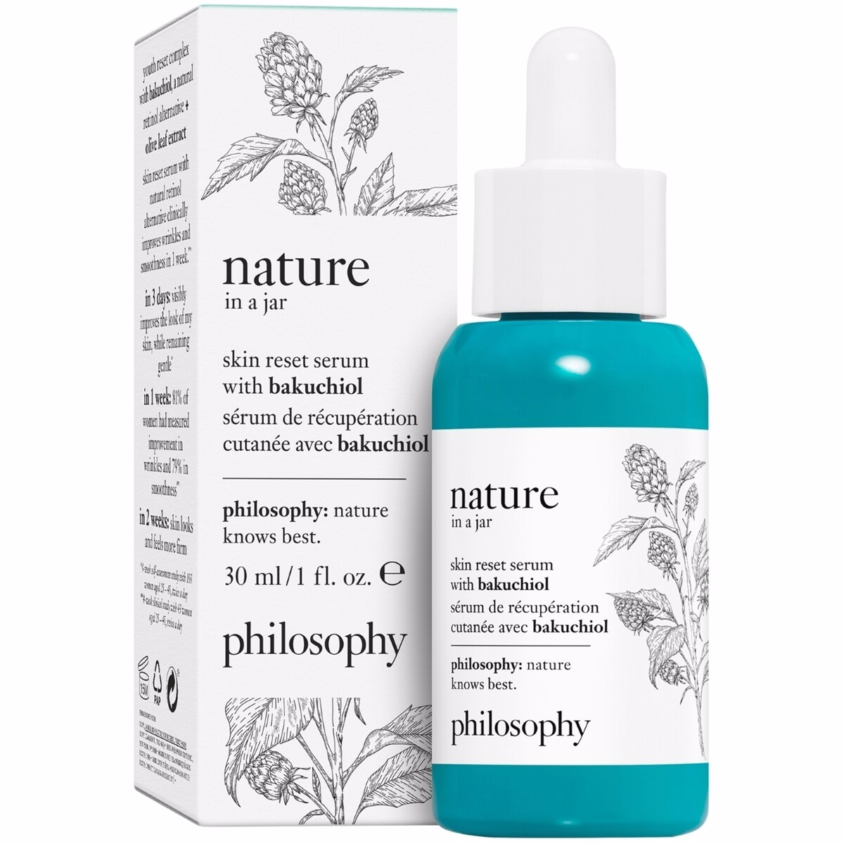 Nature in a Jar Skin Reset Serum with Bakuchiol