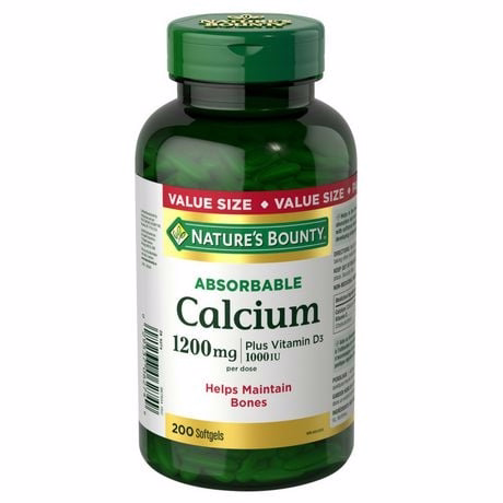 Nature's Bounty Absorbable Calcium With Vitamin D3 Nature's Bounty Absorbable Calcium With Vitamin D3