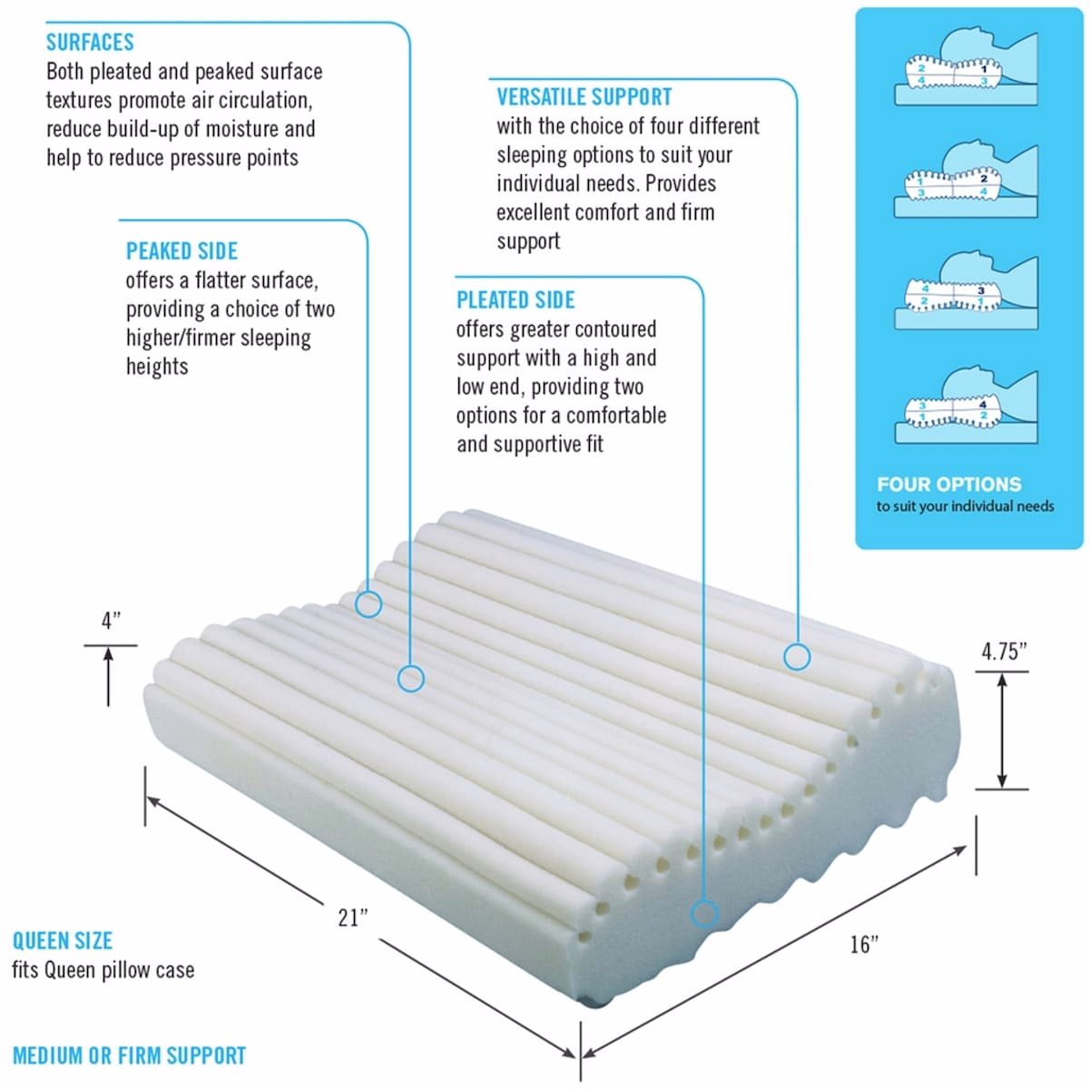Neck & Neck 4 IN 1 Cervical Pillow