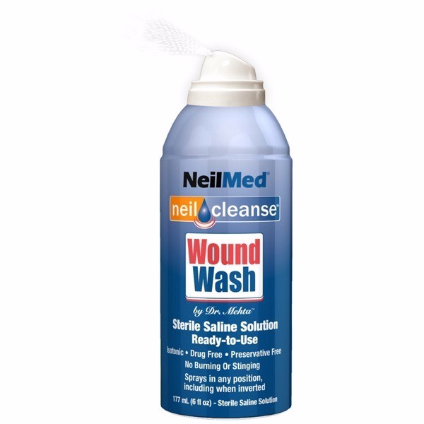 Neilmed Neilcleanse Wound Wash First Aid Saline Solution